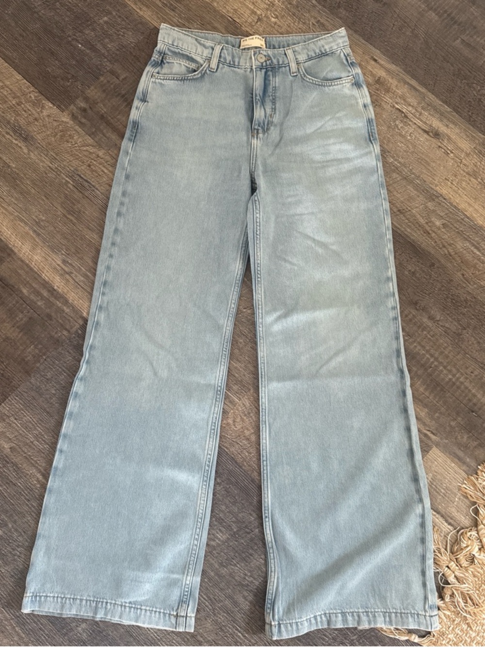 Free people High-Rise Wide Leg Women’s Jeans in Light Blue